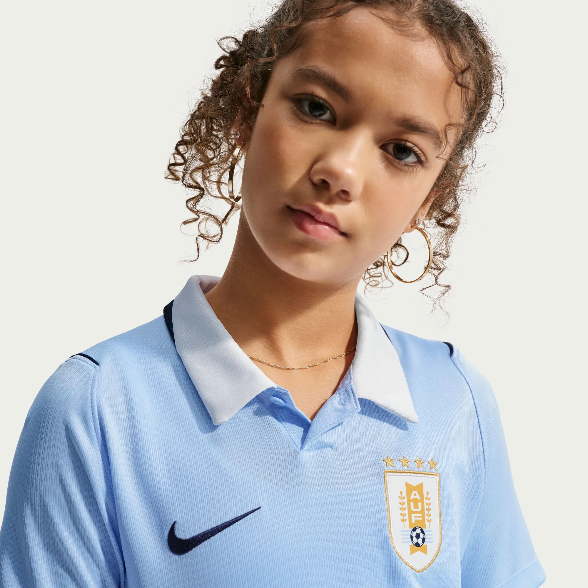Nike 2026 Uruguay Youth Stadium Home Soccer Jersey - Image 8