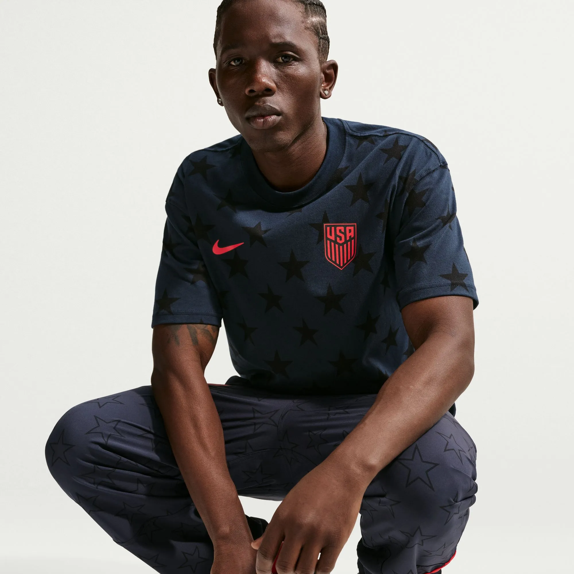 Nike 2026 USMNT Men's All Over Print Tee - Image 4