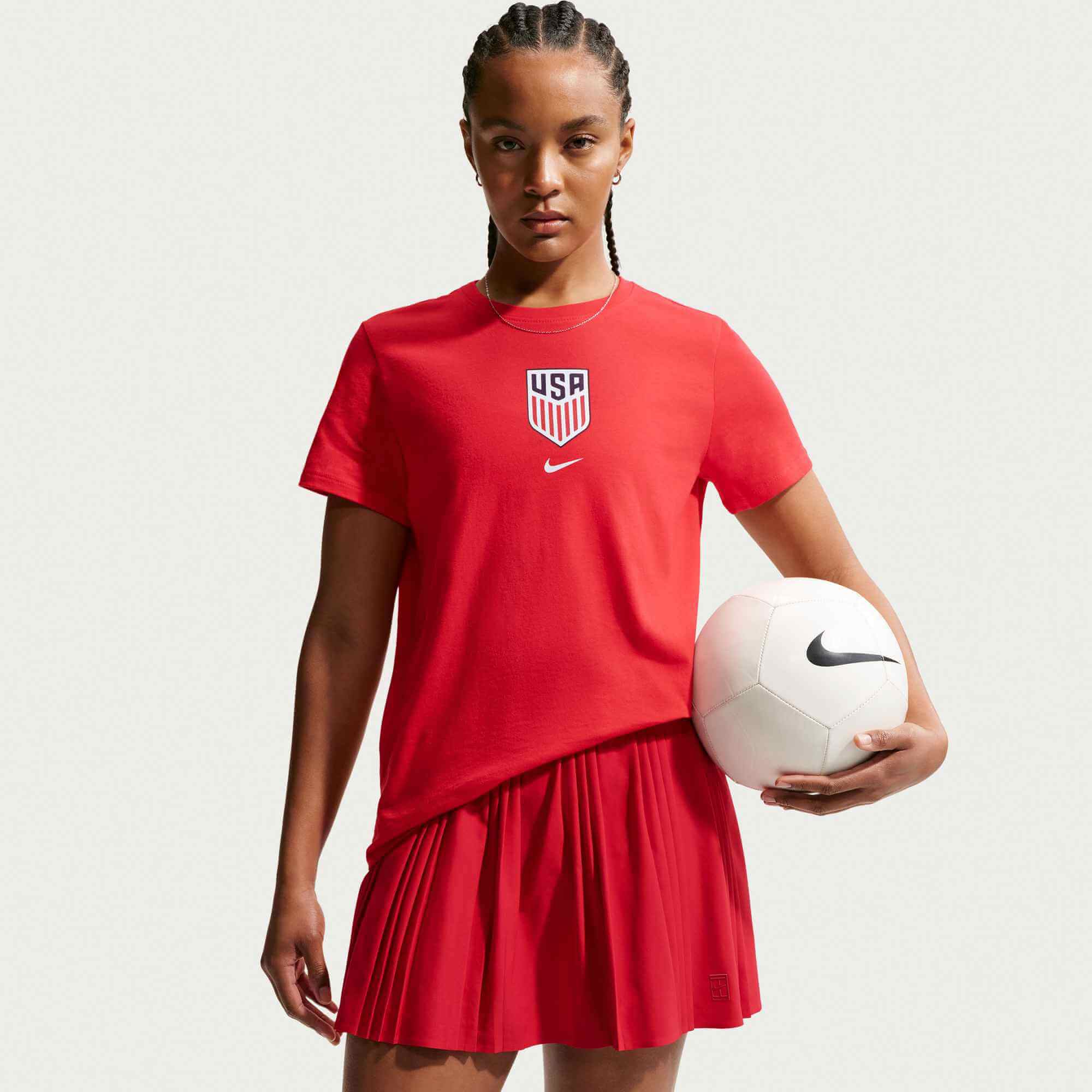 Nike 2026 USMNT Women's Crest Tee - Image 3