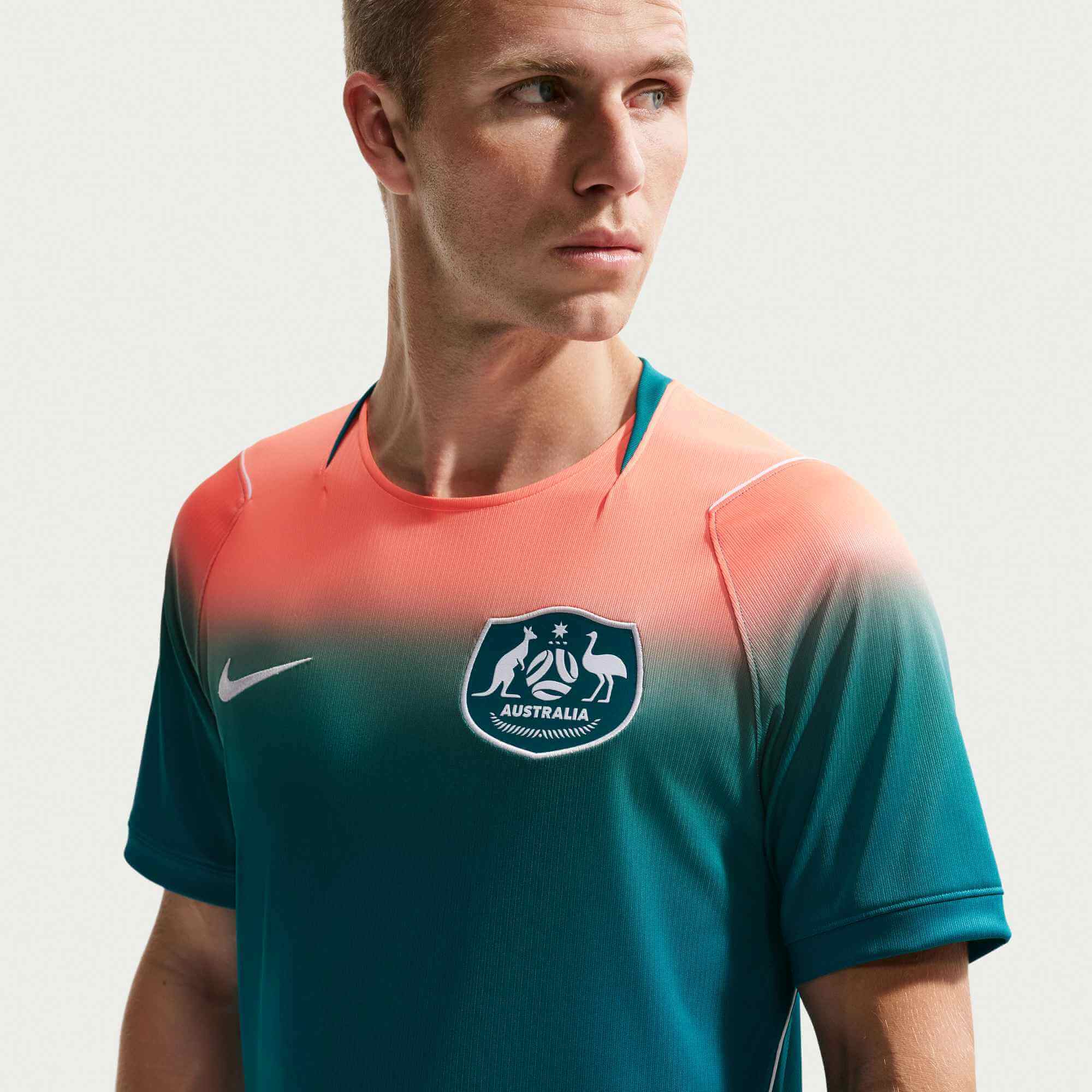 Nike 2026 Australia Men's Stadium Away Soccer Jersey - Image 6
