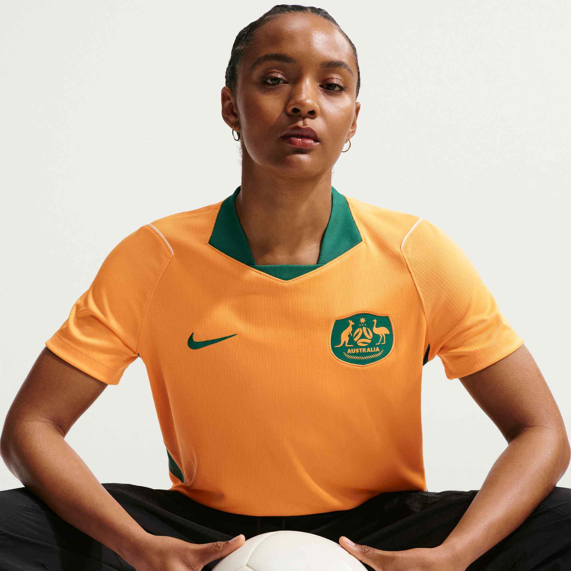 Nike 2026 Australia Women's Stadium Home Soccer Jersey - Image 4