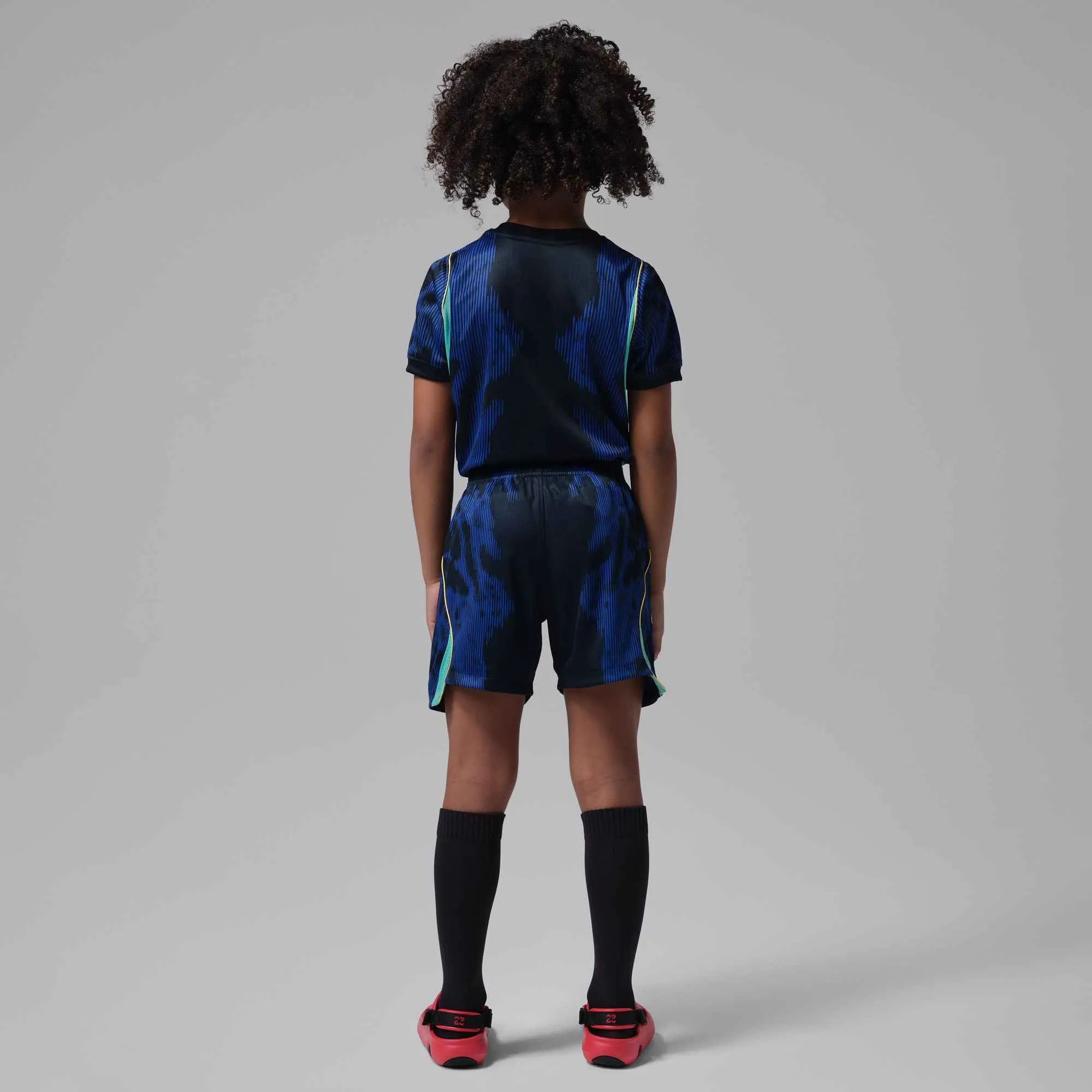 Nike 2026 Brazil Little Kids' Stadium Away Kit - Image 3