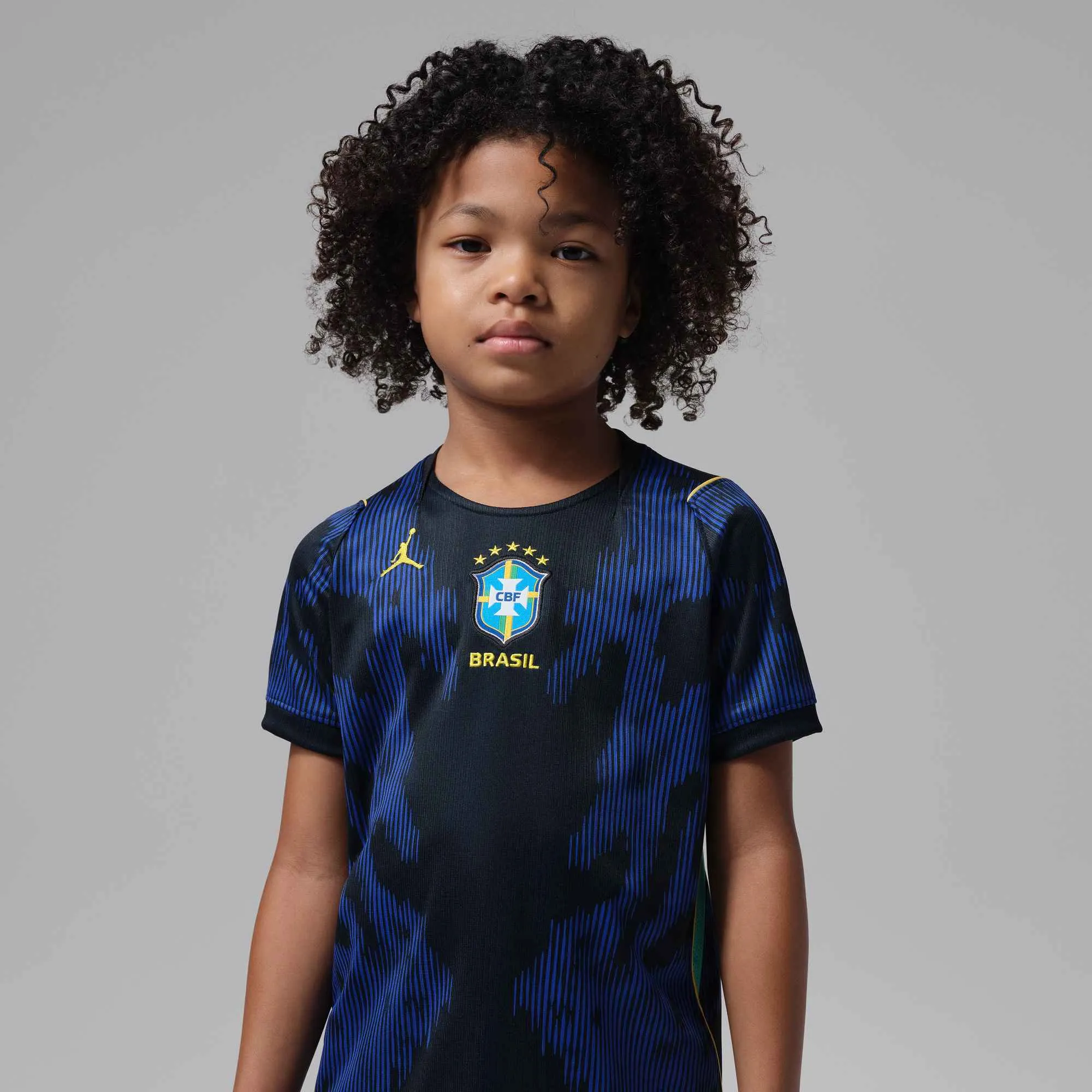 Nike 2026 Brazil Little Kids' Stadium Away Kit - Image 4