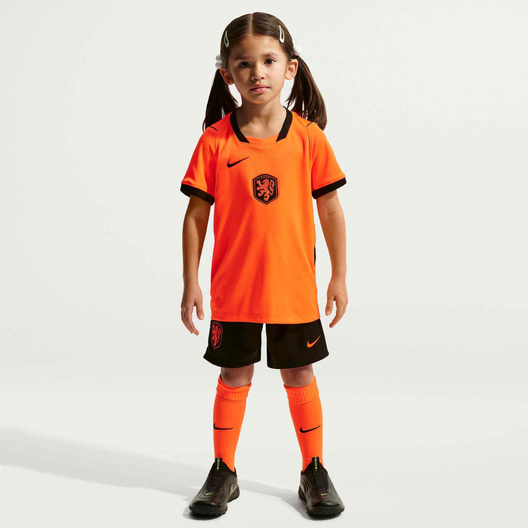 Nike 2026 Netherlands Little Kids' Stadium Home Kit - Image 3