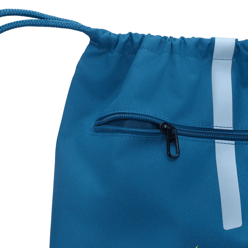 Nike 22-23 Academy Gymsack - Marina Blue-Volt - Image 4