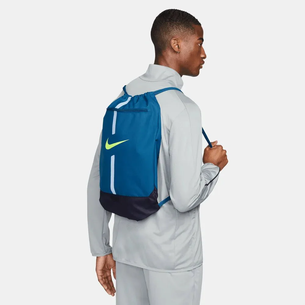Nike 22-23 Academy Gymsack - Marina Blue-Volt - Image 6