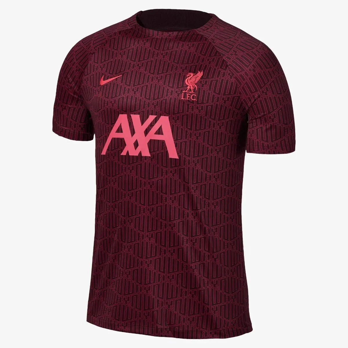 Nike 22-23 Liverpool DF Pre-Match Jersey - Red-Burgundy