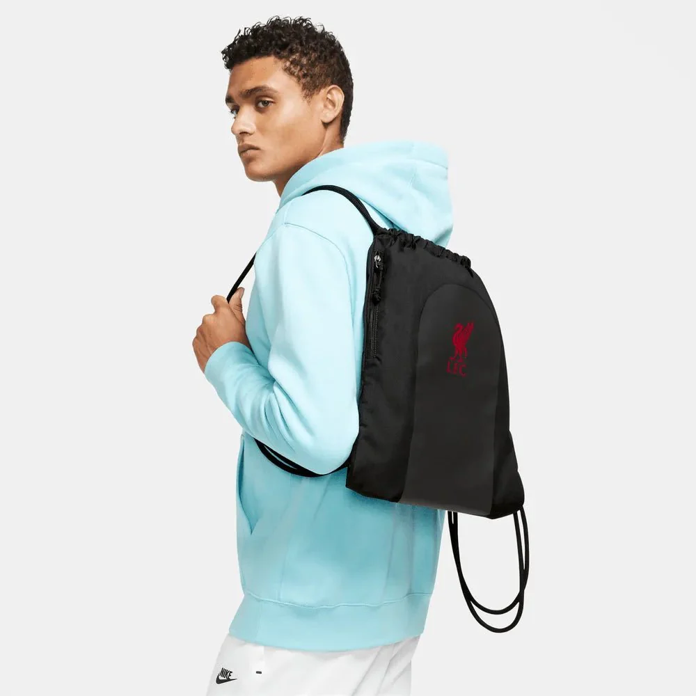 Nike 22-23 Liverpool Gym Sack - Black-Red - Image 7