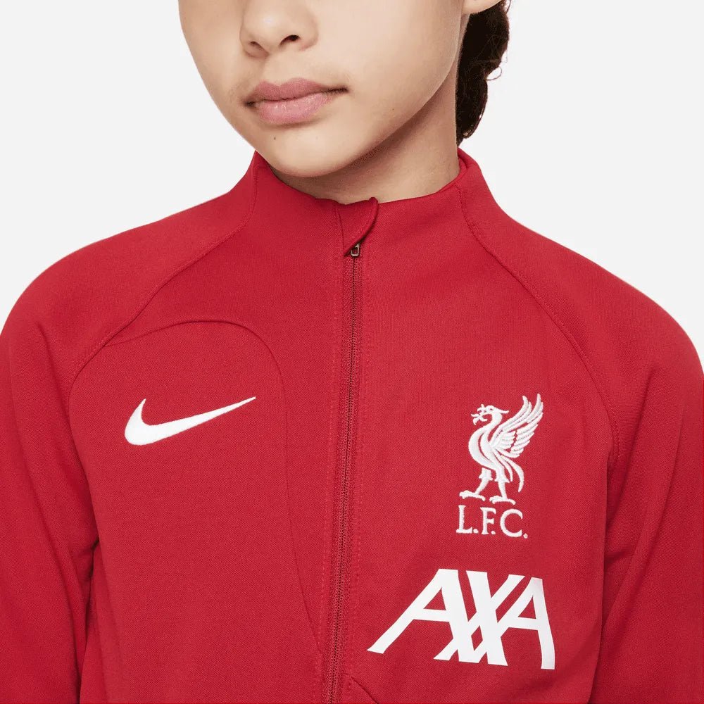 Nike 22-23 Liverpool Youth ACDPR Anthem Jacket - Red-White - Image 3