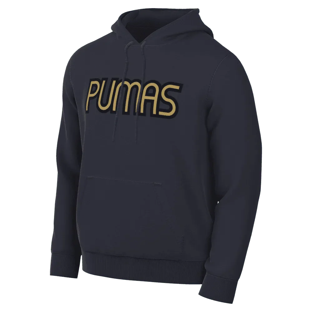 Nike 22-23 Pumas GFA Fleece Hoodie - Obsidian-Truly Gold