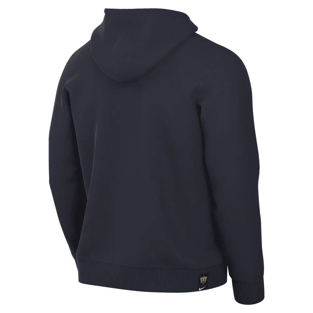 Nike 22-23 Pumas GFA Fleece Hoodie - Obsidian-Truly Gold - Image 2