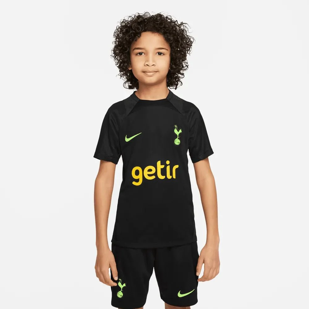 Nike 22-23 Tottenham Youth DF Strike Top - Black-Volt
