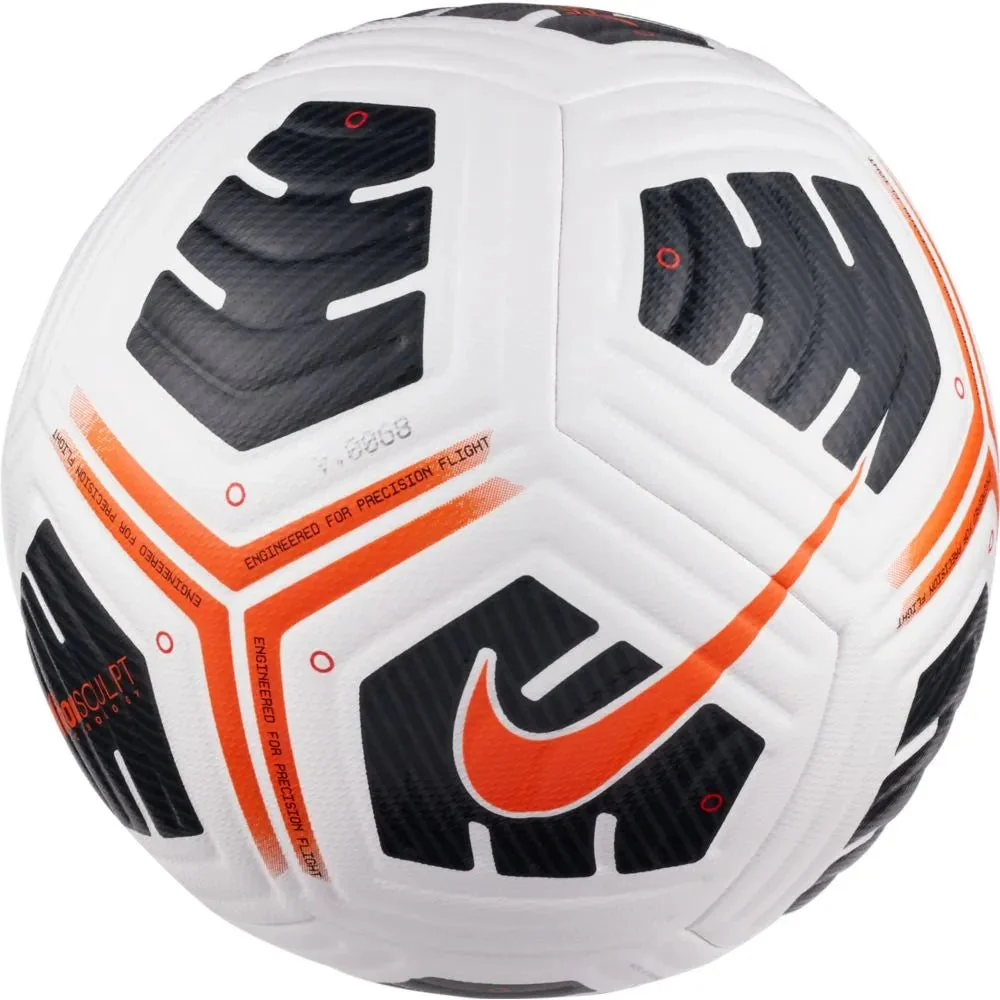 Nike Academy Pro Team Soccer Ball - White-Black-Orange - Image 2