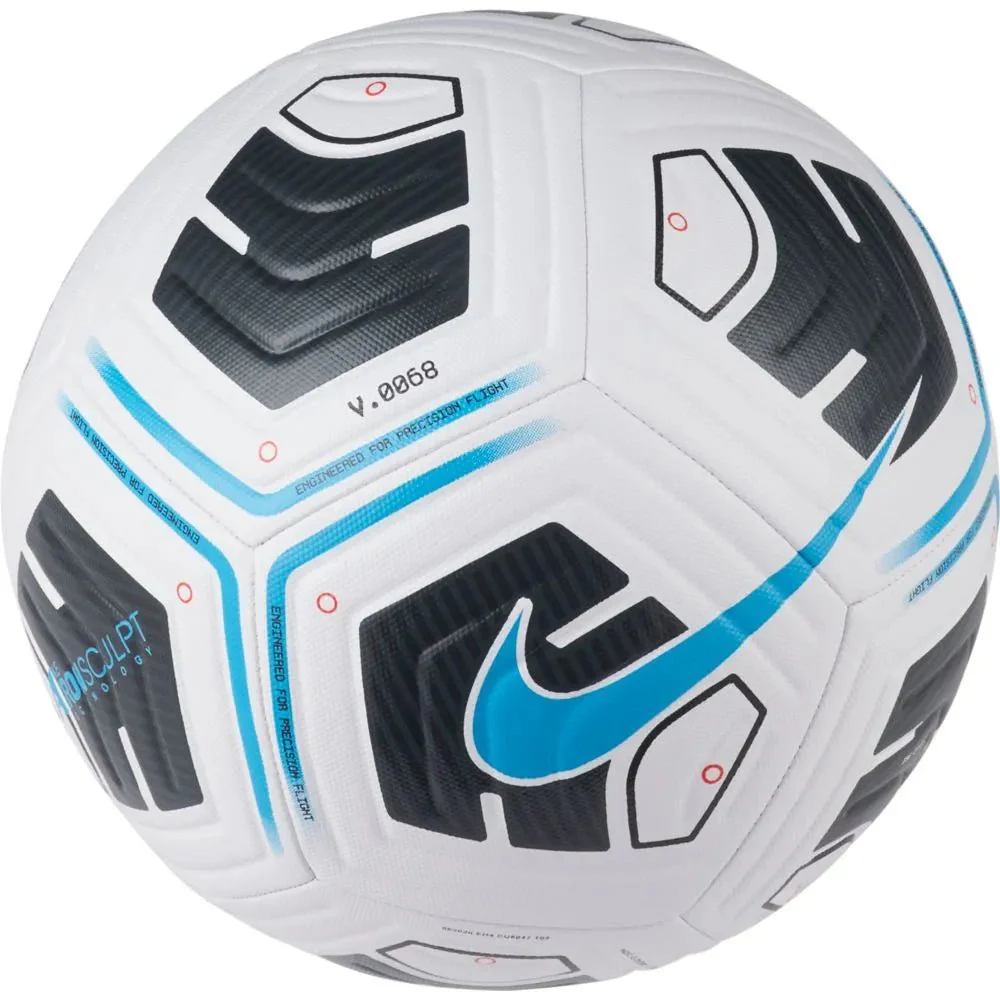 Nike Academy Soccer Ball - White-Black-Blue - Image 2