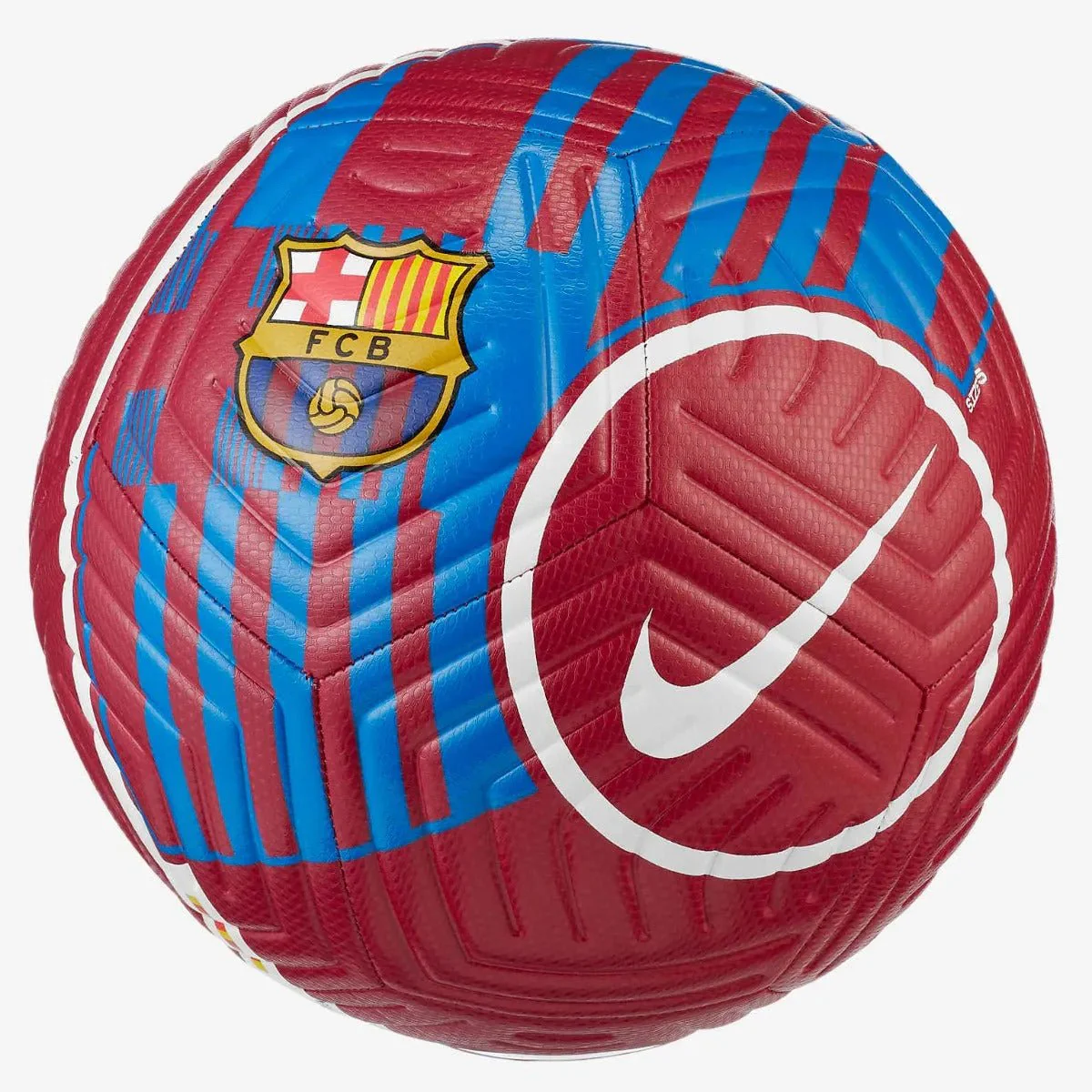 Nike Barcelona 2021-22 Strike Ball - Red-Ivory