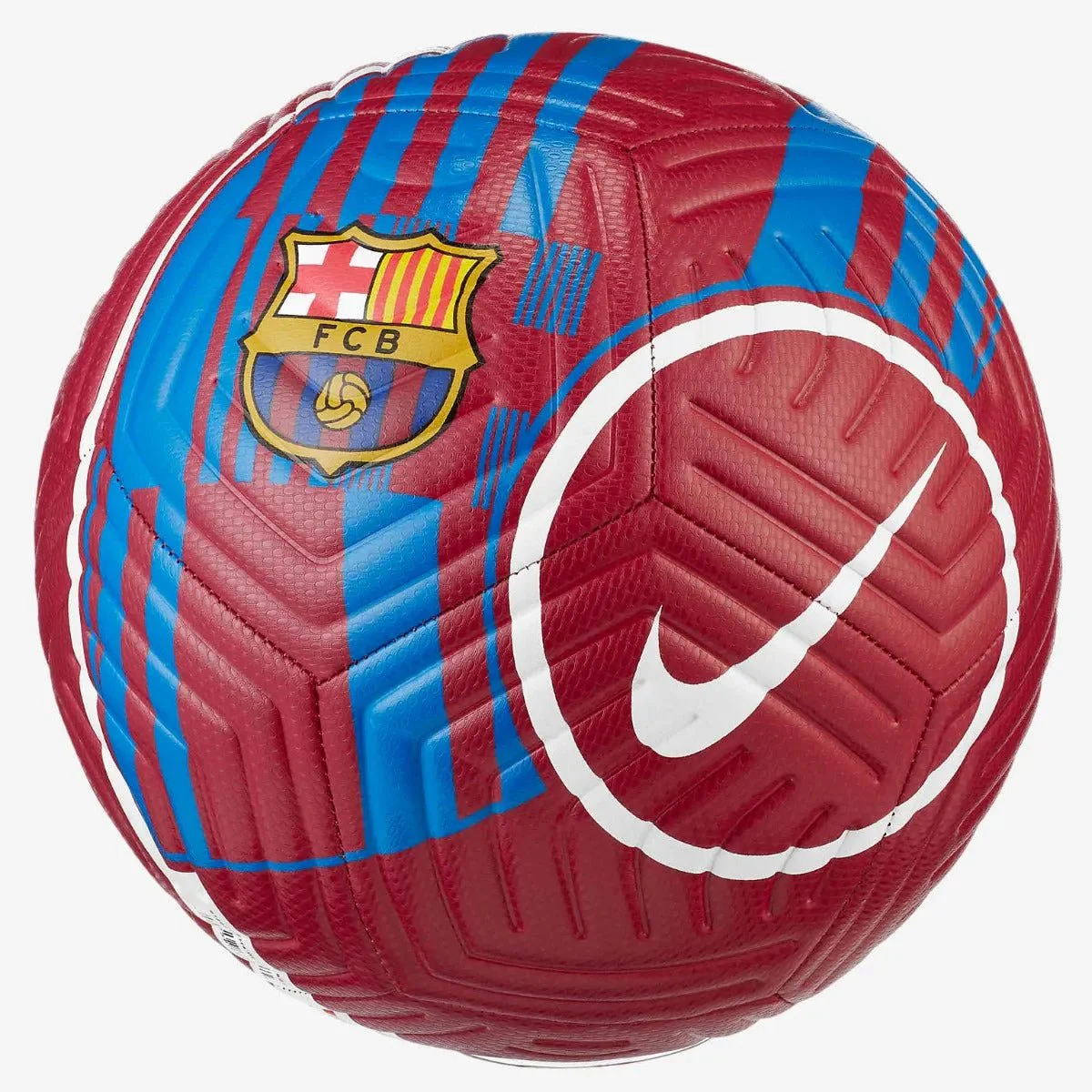 Nike Barcelona 2021-22 Strike Ball - Red-Ivory - Image 2
