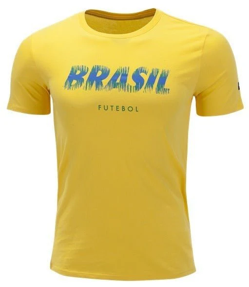 Nike Brasil 2018 Crest T-Shirt - Yellow