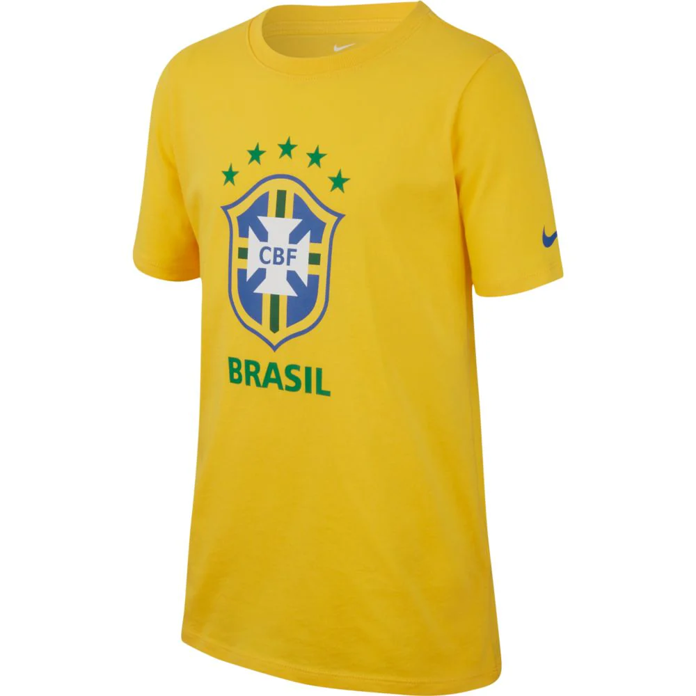 Nike Brasil 2018 Youth Crest T-Shirt - Image 7