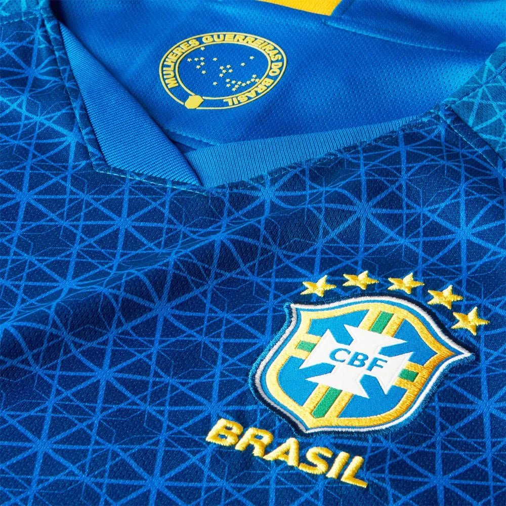 Nike Brazil 2019-20 WC WOMEN Away Jersey - Blue - Image 3