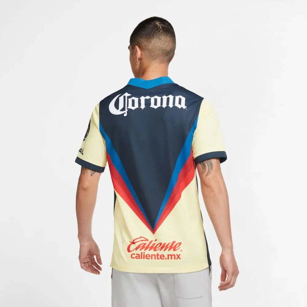 Nike Club America Home Jersey 2020-21 (Yellow - Navy) - Image 2
