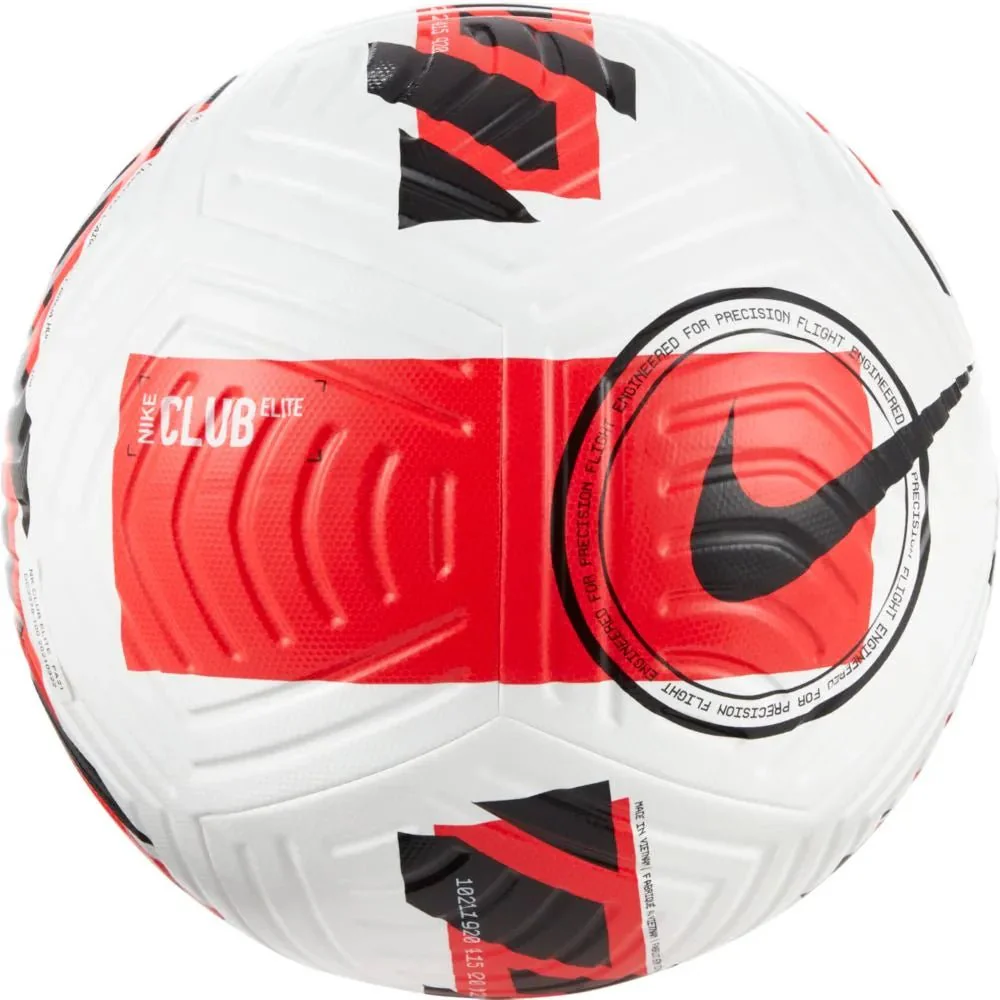 Nike Club Elite Ball - White-Bright Crimson