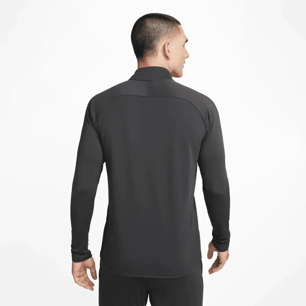 Nike Dri-Fit Academy Drill Top - Dark Smoke Grey-Off Noir-Dark Russet - Image 2