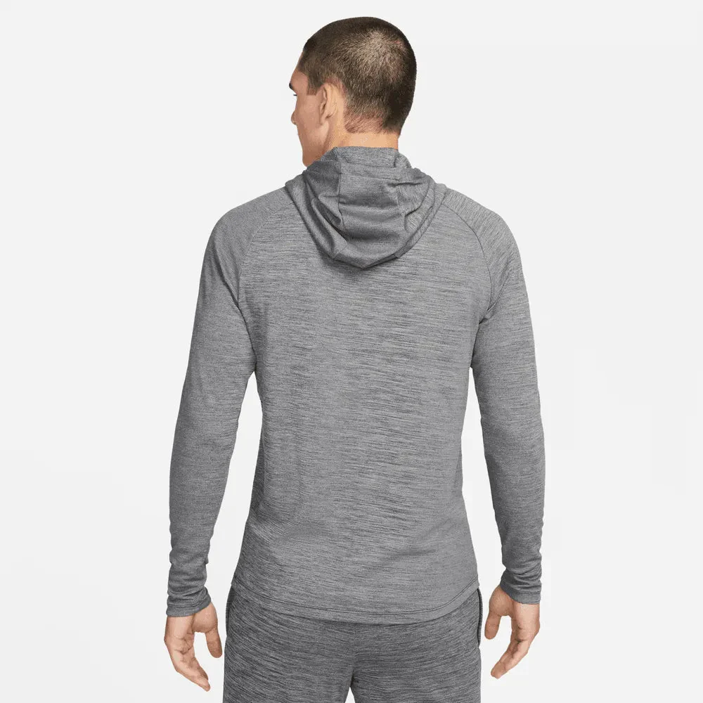Nike Dri-Fit Academy Pullover Football Hoodie - Black-Sunset Glow - Image 2