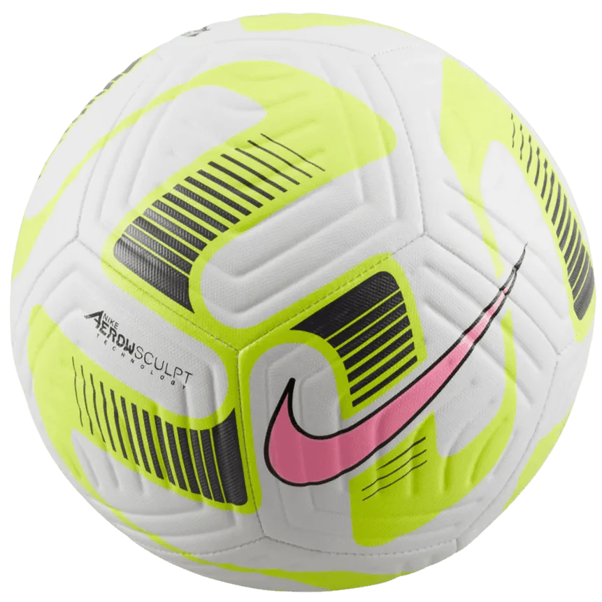Nike FA22 Academy Training Ball - White - Volt - Pink - Image 2
