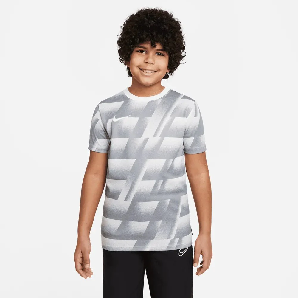 Nike FC 2022 Youth Libero Top SS - Grey-White