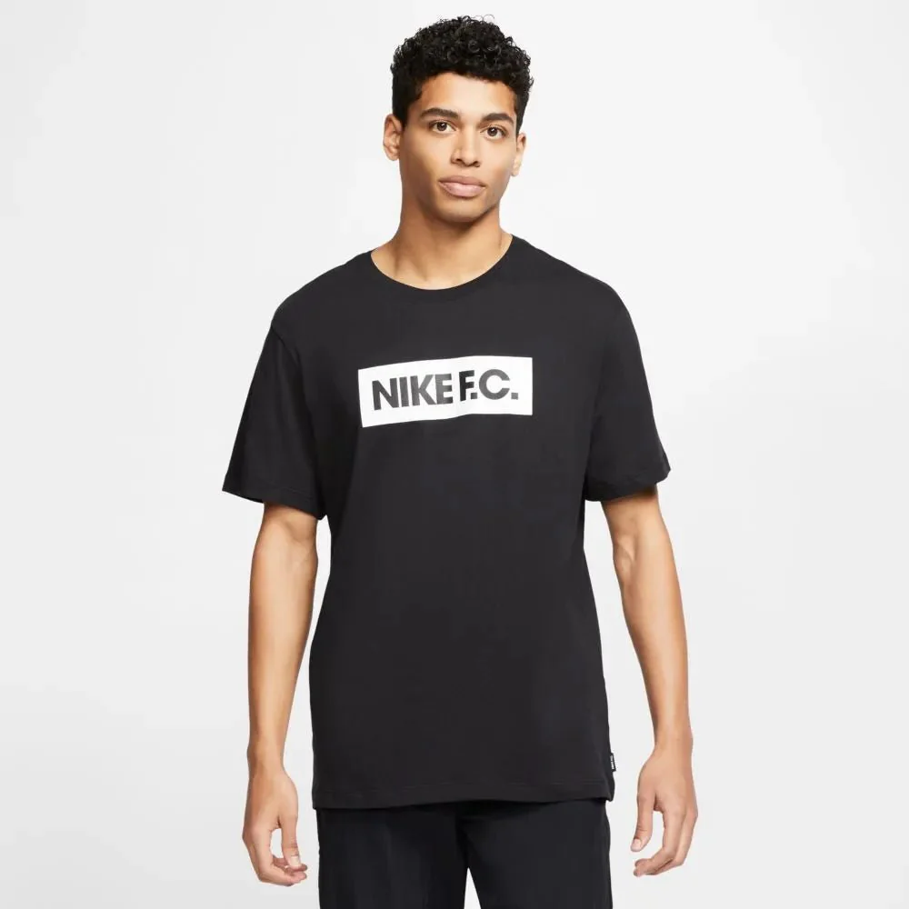 Nike FC Essentials Tee - Black-White