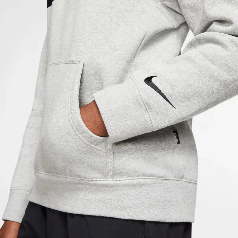 Nike FC Fleece Hoodie - Grey - Image 3