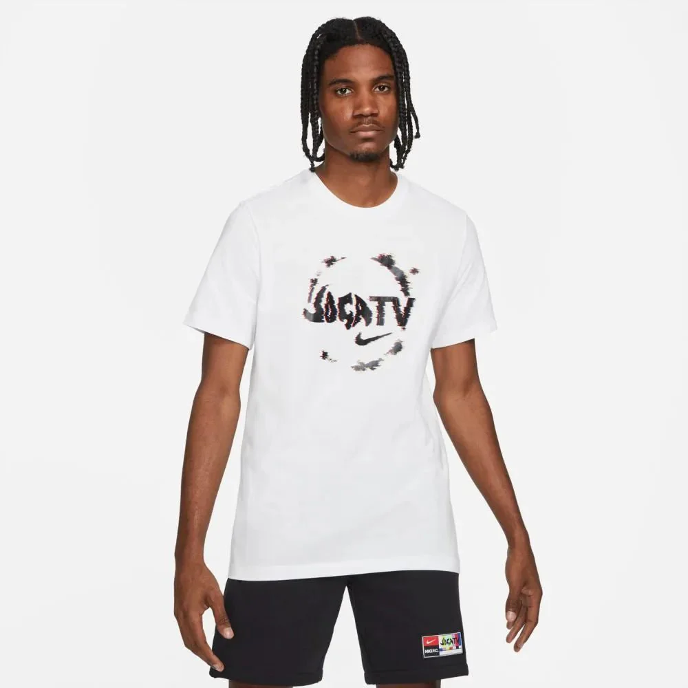Nike FC Joga Bonito Seasonal Graphic Tee - White-Black
