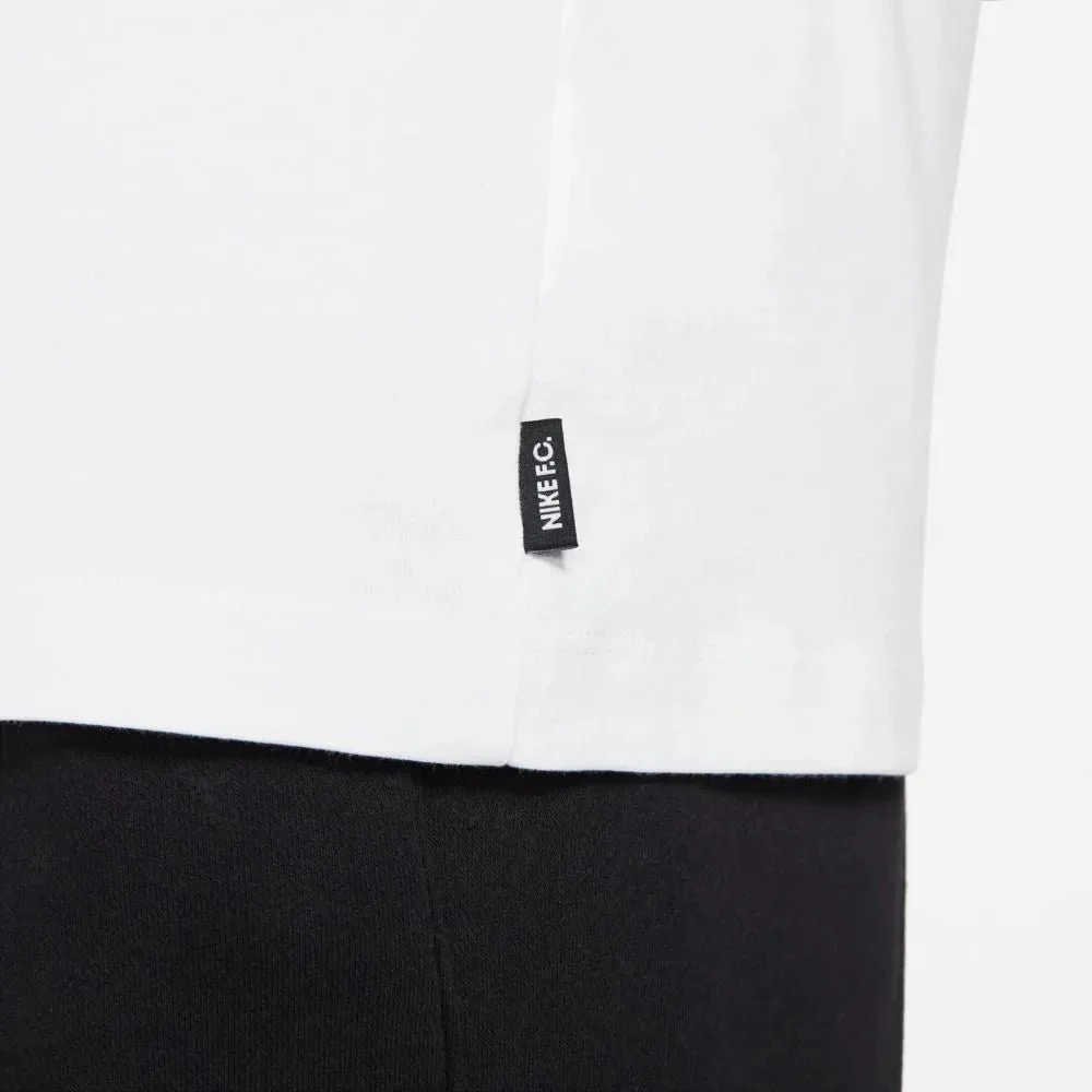 Nike FC Joga Bonito Seasonal Graphic Tee - White-Black - Image 4