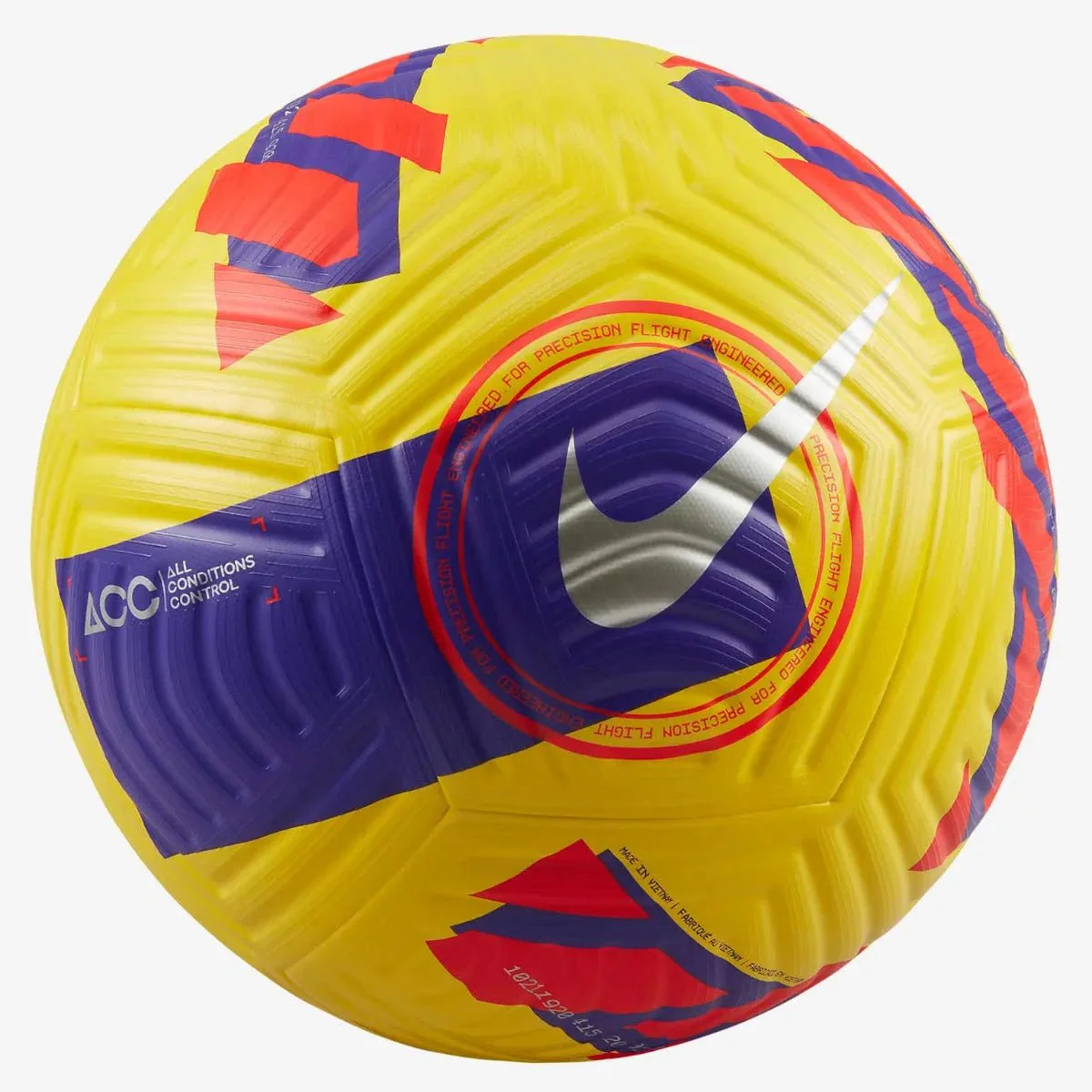 Nike Flight Ball - Yellow-Purple-Crimson - Image 2