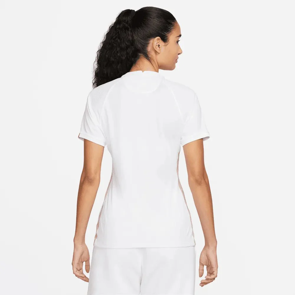 Nike France Women's EC22 Away Jersey - White-Pink Glaze - Image 4