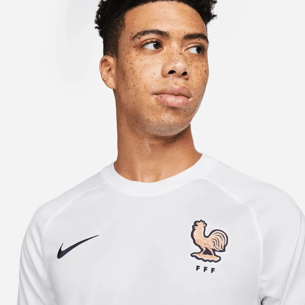 Nike France Women's EC22 (Men's Cut) Away Jersey - White-Pink Glaze - Image 5