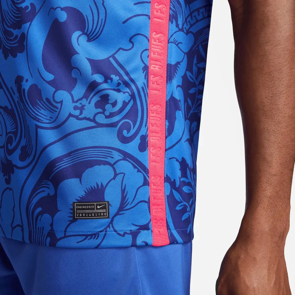 Nike France Women's EC22 (Men's Cut) Home Jersey - Hyper Cobalt-Siren Red - Image 5