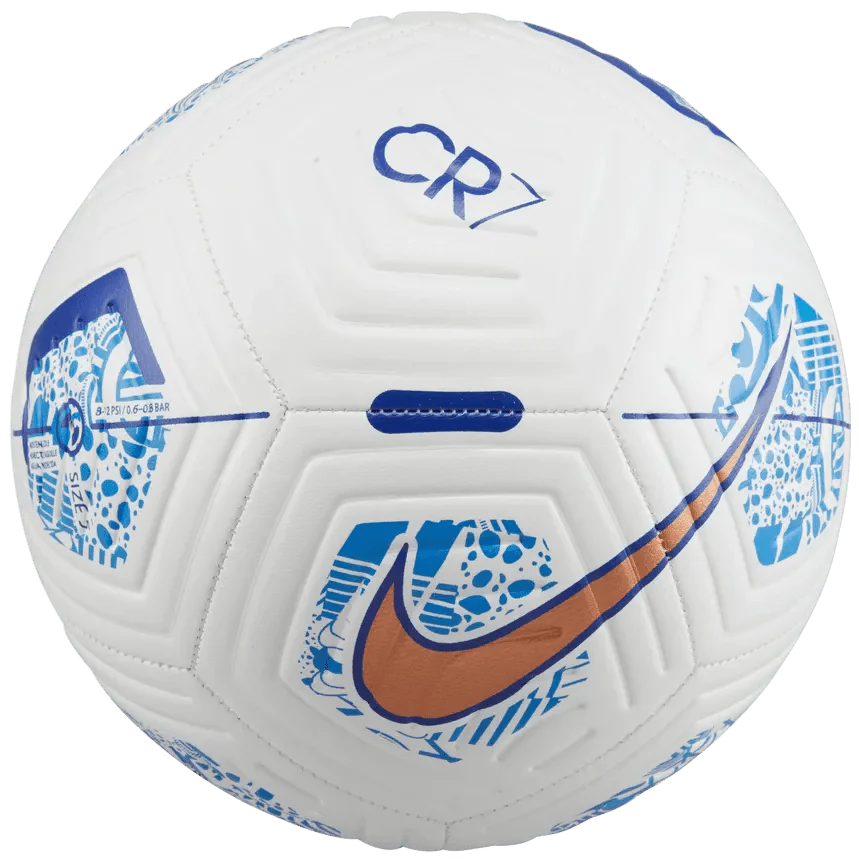 Nike HO22 CR7 Strike Ball - White-Blue-Copper