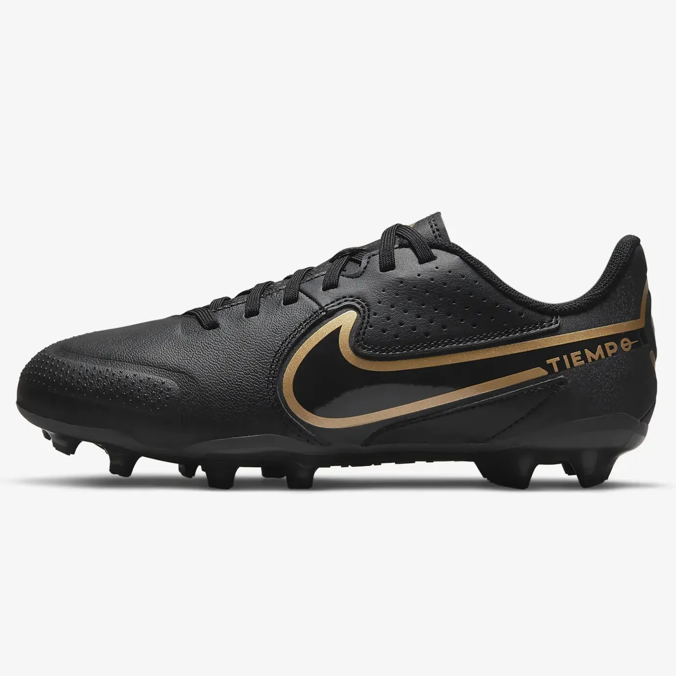 Nike Junior Legend 9 Academy FG-MG - Black-Gold