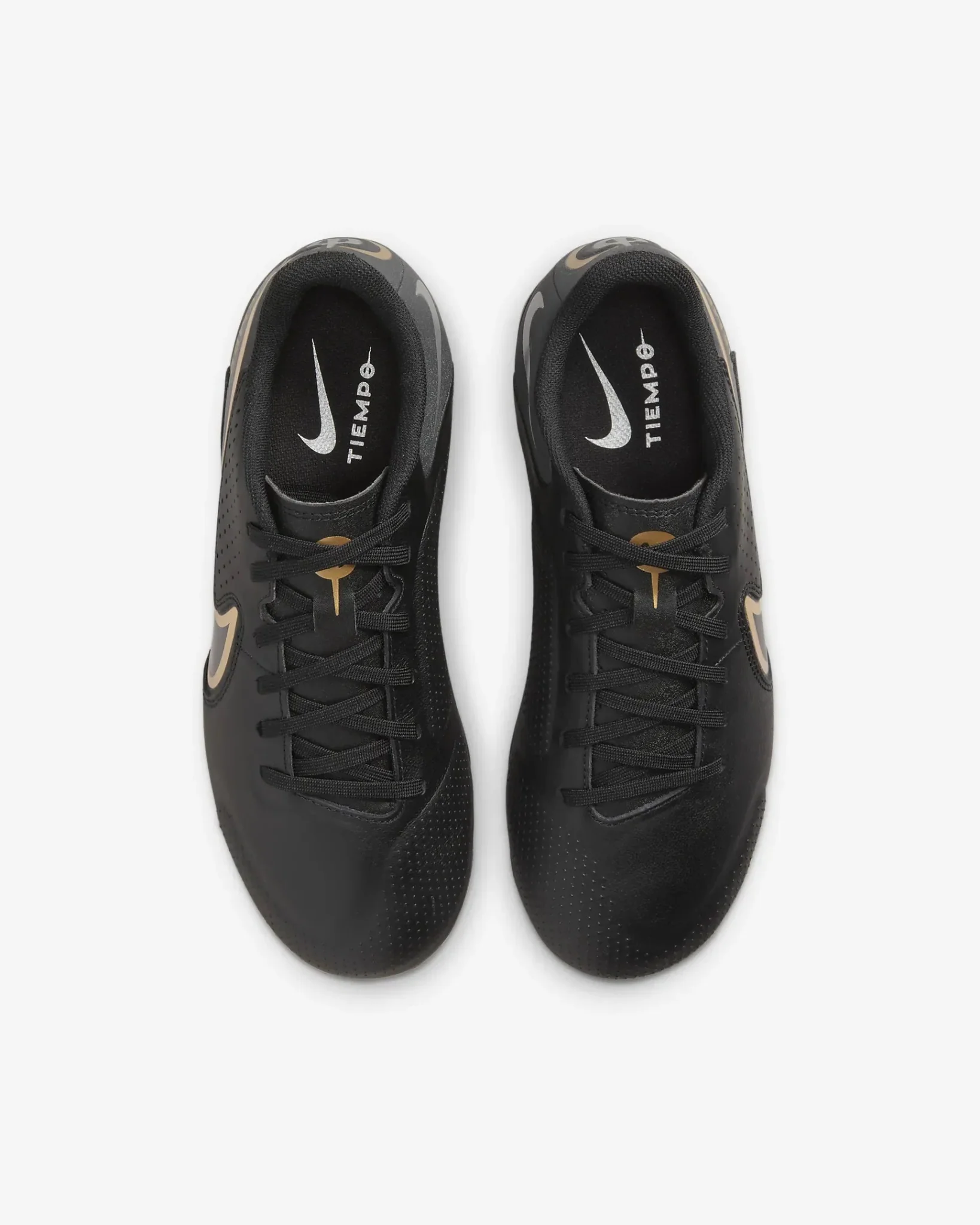 Nike Junior Legend 9 Academy FG-MG - Black-Gold - Image 4