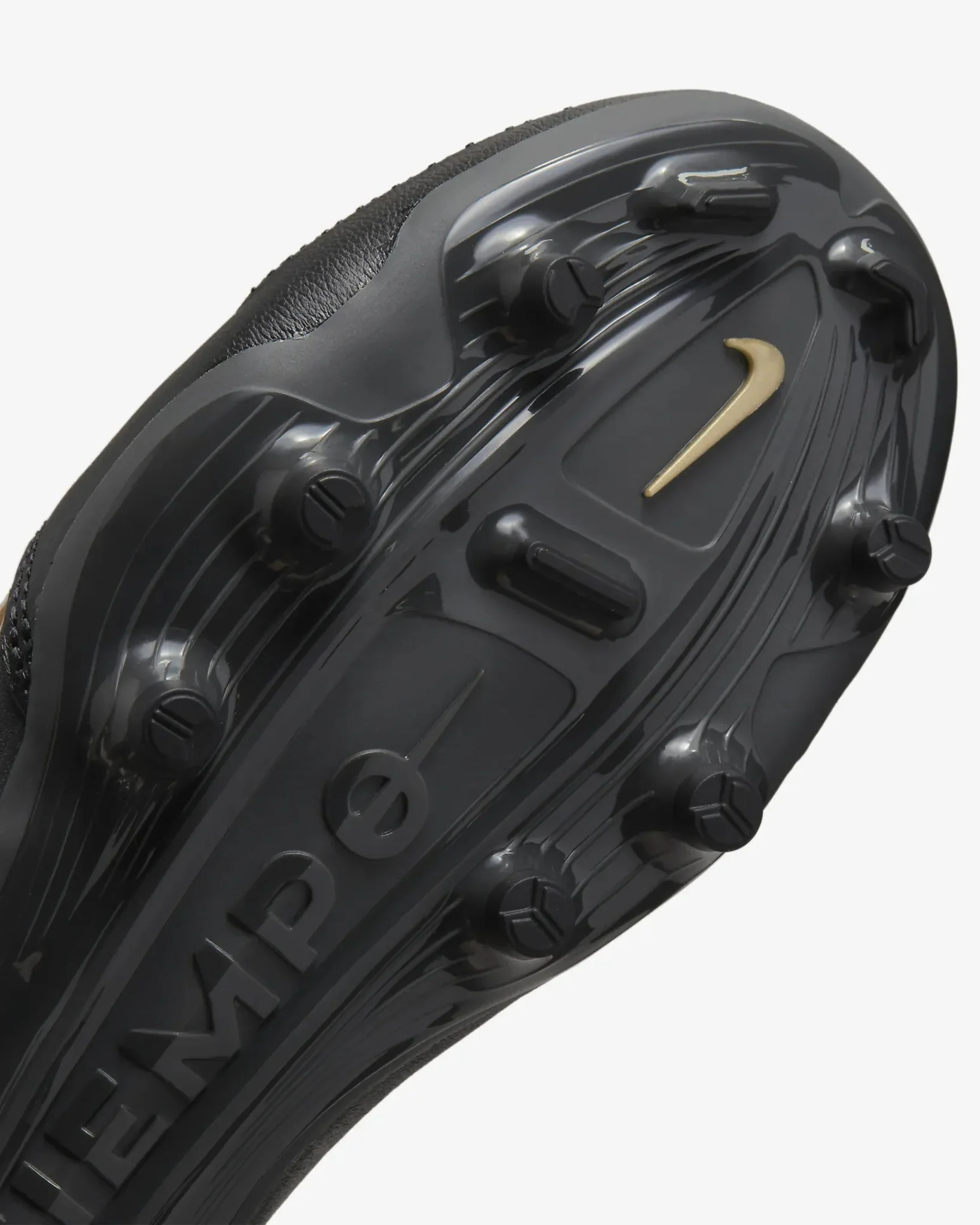 Nike Junior Legend 9 Academy FG-MG - Black-Gold - Image 7