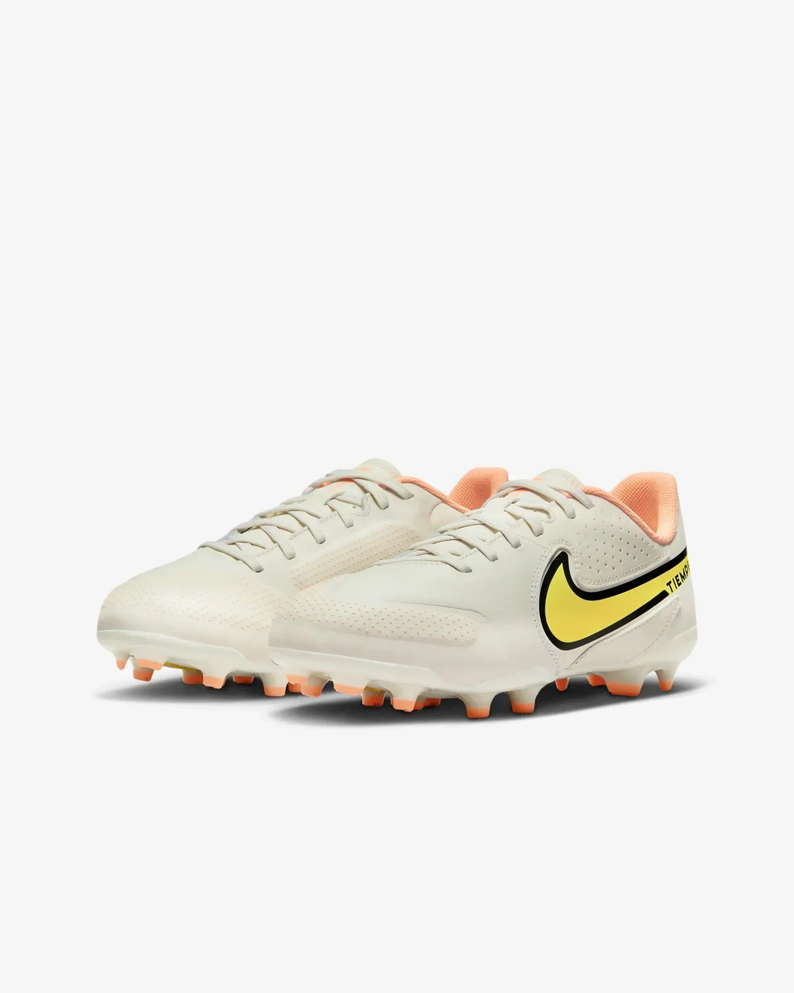 Nike Junior Legend  9 Academy FG-MG - Phantom-Yellow Strike - Image 3