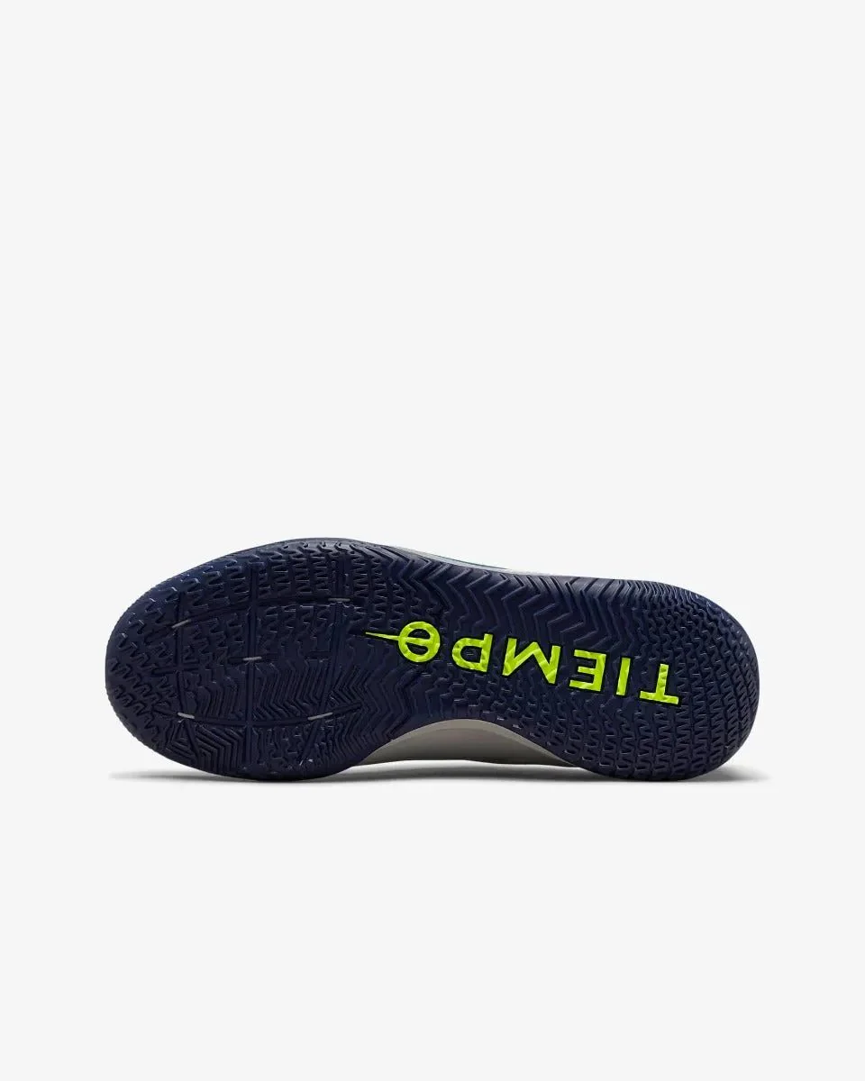 Nike Junior Legend 9 Academy Indoor - Grey-Volt-Saphire - Image 5
