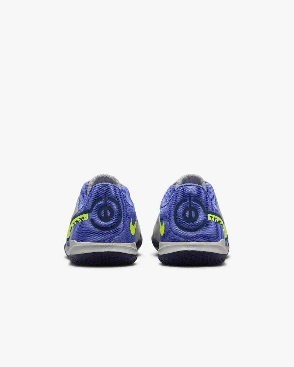 Nike Junior Legend 9 Academy Indoor - Grey-Volt-Saphire - Image 6