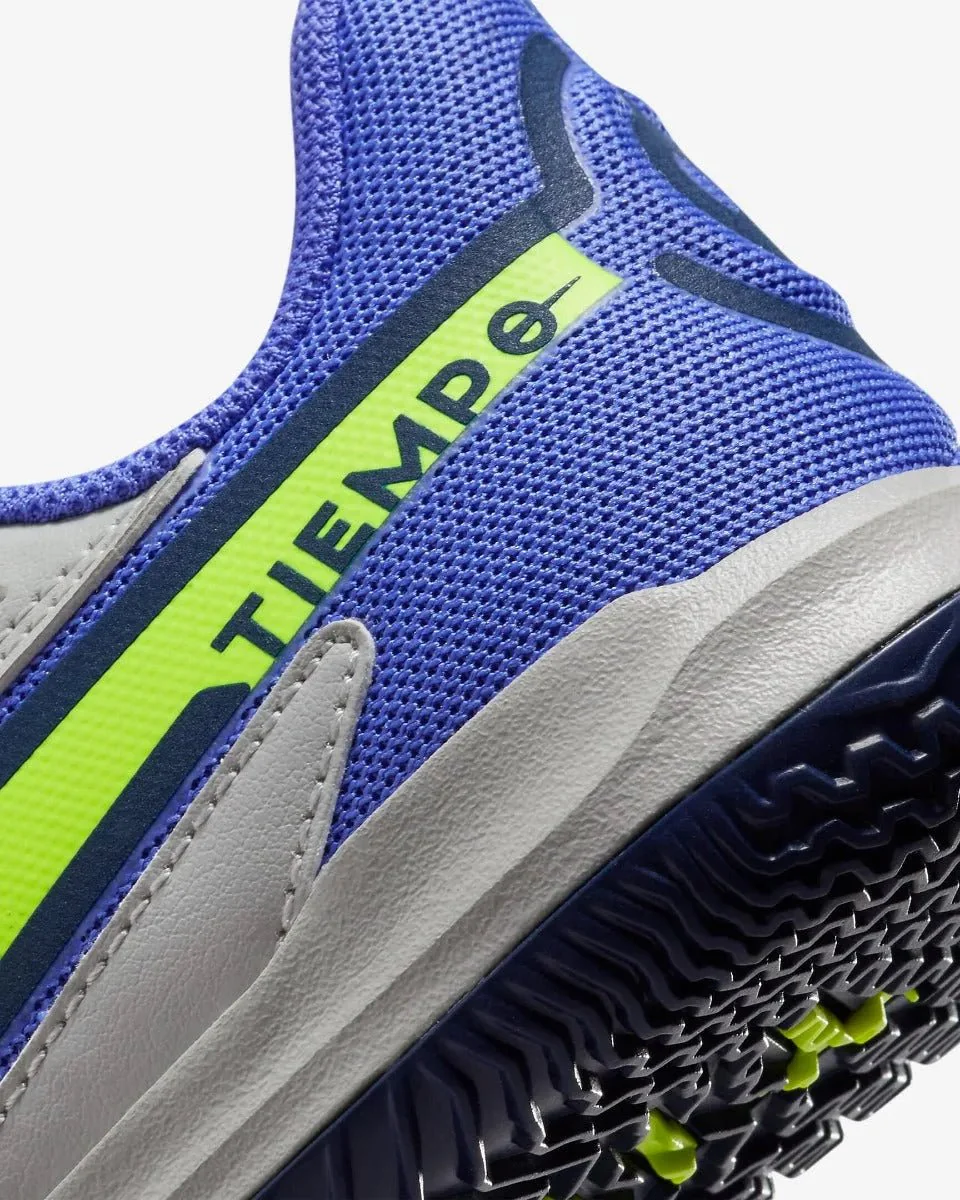 Nike Junior Legend 9 Academy Indoor - Grey-Volt-Saphire - Image 8