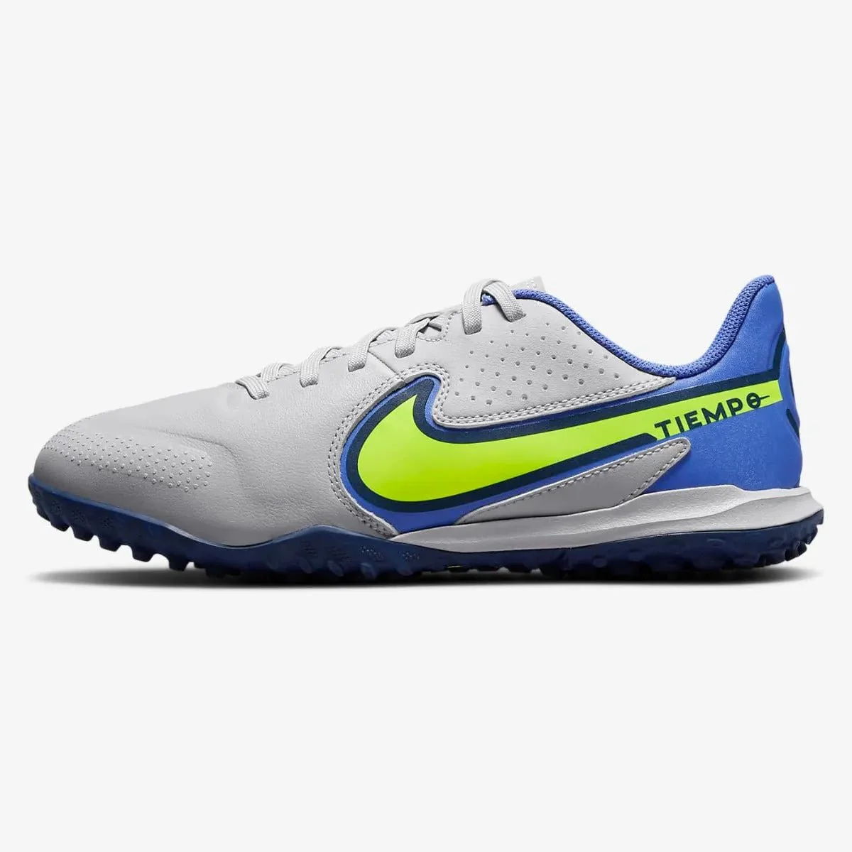 Nike Junior Legend 9 Academy TF - Grey-Sapphire-Volt