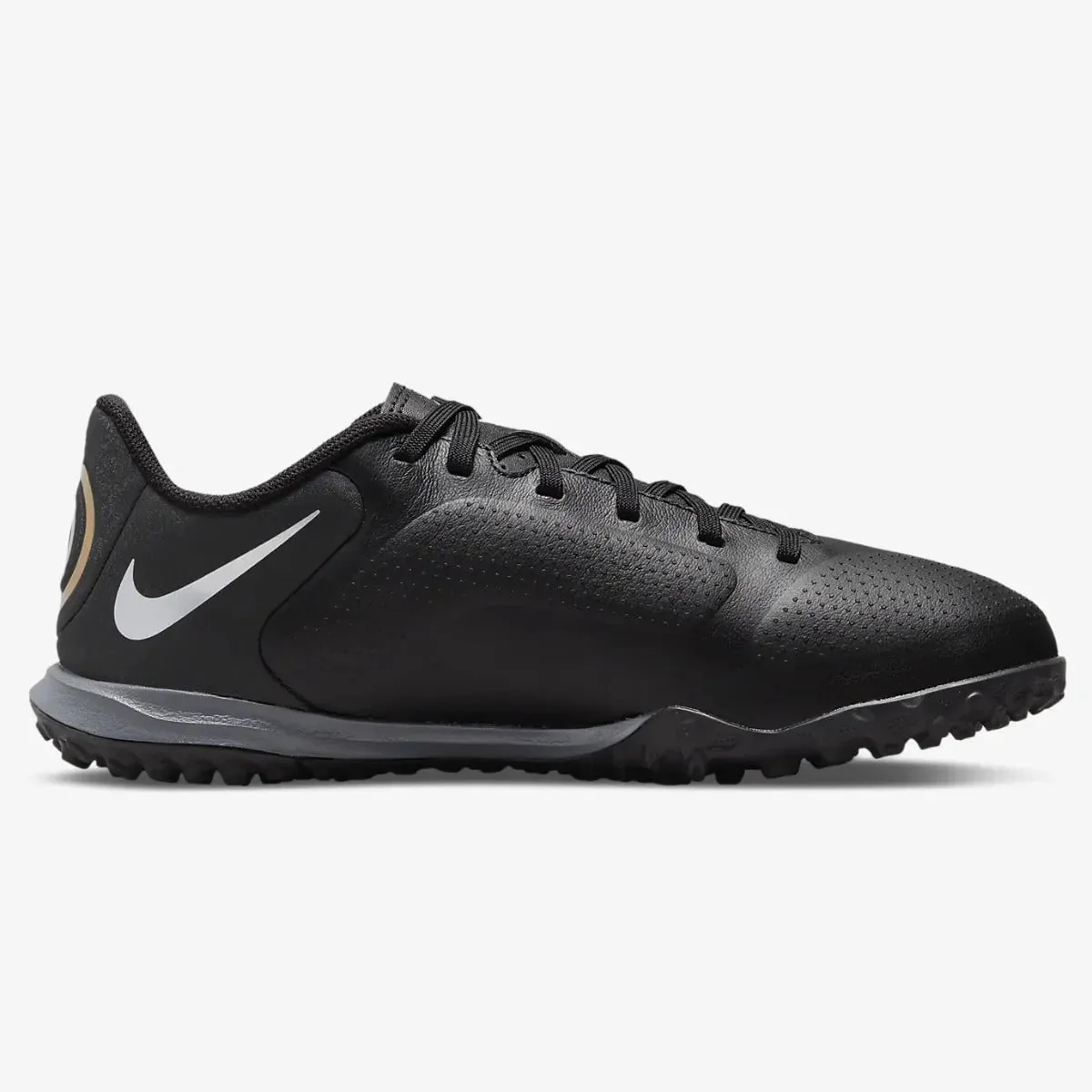 Nike Junior Legend 9 Academy Turf - Black-Dark Grey-Gold - Image 2