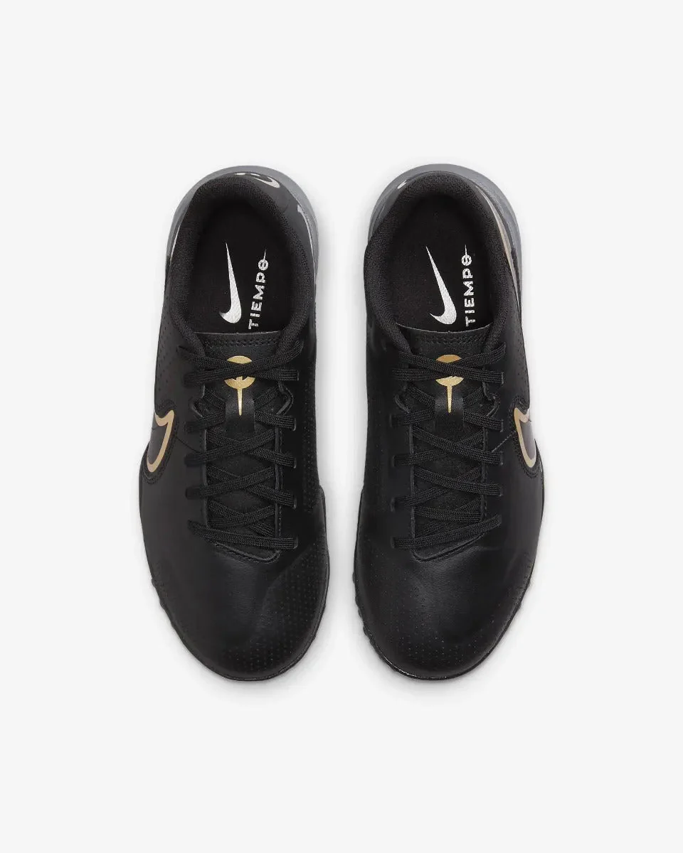 Nike Junior Legend 9 Academy Turf - Black-Dark Grey-Gold - Image 4