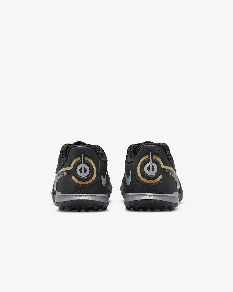 Nike Junior Legend 9 Academy Turf - Black-Dark Grey-Gold - Image 6