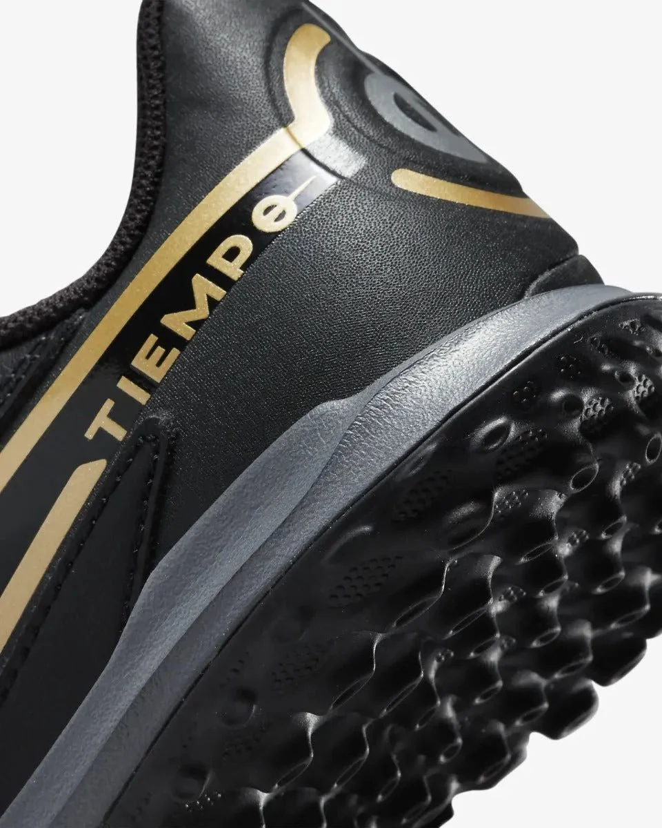 Nike Junior Legend 9 Academy Turf - Black-Dark Grey-Gold - Image 9